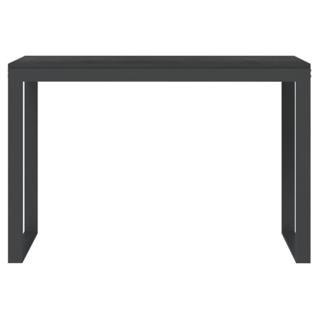 Bureau d'ordinateur Noir 110x60x73 cm Bois d’ingénierie