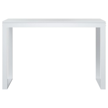 Bureau d'ordinateur Blanc 110x60x73 cm Aggloméré