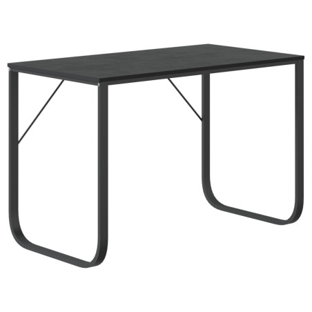 Bureau d'ordinateur Noir 110x60x73 cm Aggloméré