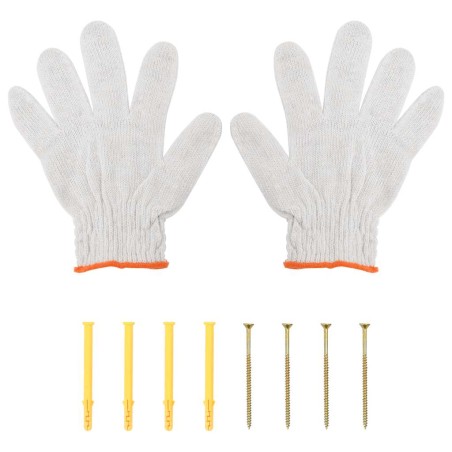 Étagère murale 50x30x31 cm argenté acier inoxydable