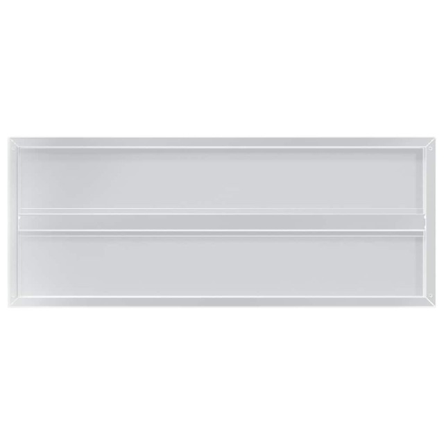 Étagères murales 2 pcs 100x40x3 cm argenté acier inoxydable