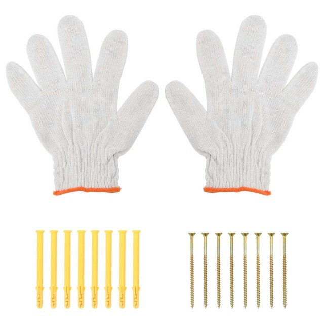 Supports d'étagères 4 pcs 20x2,5x14 cm argenté acier inoxydable