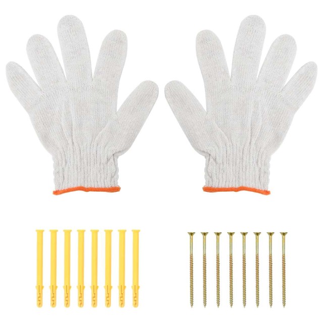 Supports d'étagères 4 pcs 40x2,5x25 cm argenté acier inoxydable