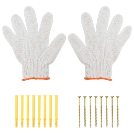 Supports d'étagères 4 pcs 40x2,5x25 cm argenté acier inoxydable