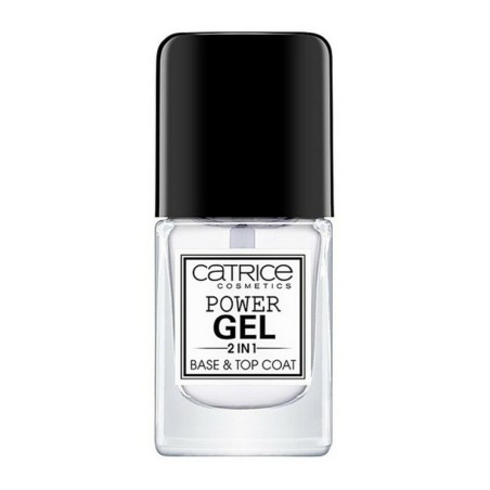 vernis à ongles Power Gel 2 in 1 Base and Top Coat Catrice Power Gel