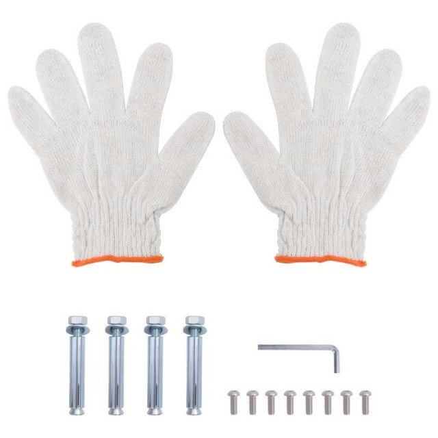 Étagère murale à 2 niveaux 100x40x60cm argenté acier inoxydable