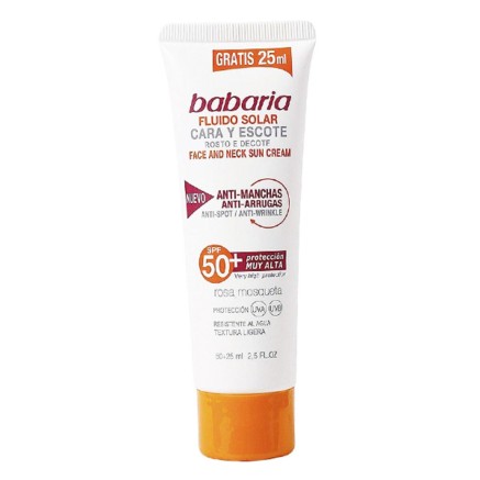 Protector Solar Facial SOLAR ADN SENSITIVE Babaria Spf 50 (75 ml) (Uni