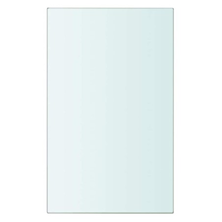 Panneaux d'étagère 2 pcs Verre Transparent 20 x 12 cm