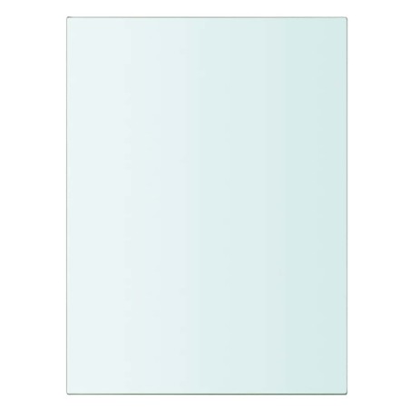 Panneaux d'étagère 2 pcs Verre Transparent 20 x 15 cm