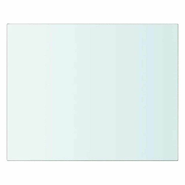 Panneaux d'étagère 2 pcs Verre Transparent 20 x 20 cm