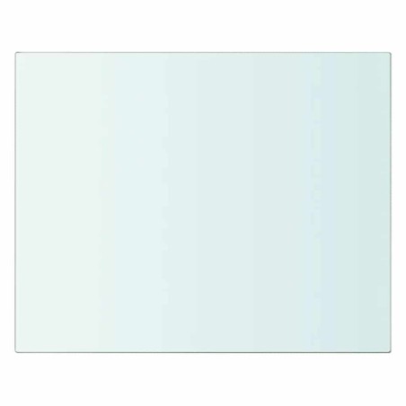 Panneaux d'étagère 2 pcs Verre Transparent 20 x 20 cm