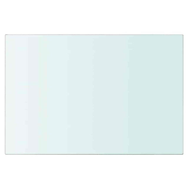 Panneaux d'étagère 2 pcs Verre Transparent 20 x 25 cm