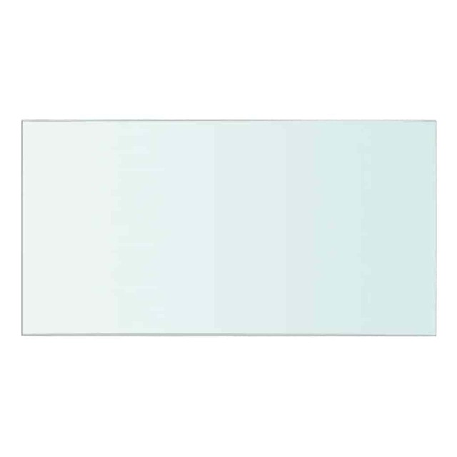 Panneaux d'étagère 2 pcs Verre Transparent 30 x 12 cm