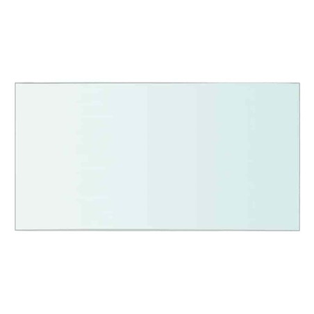 Panneaux d'étagère 2 pcs Verre Transparent 30 x 12 cm