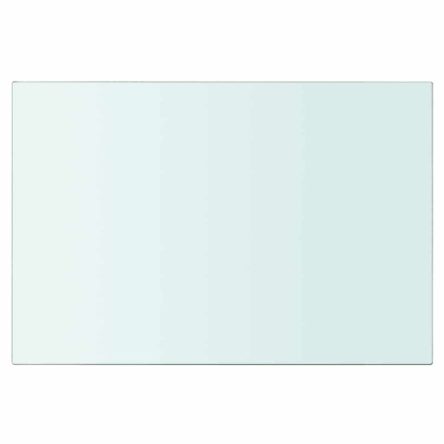 Panneaux d'étagère 2 pcs Verre Transparent 30 x 15 cm