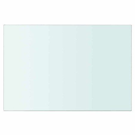 Panneaux d'étagère 2 pcs Verre Transparent 30 x 15 cm