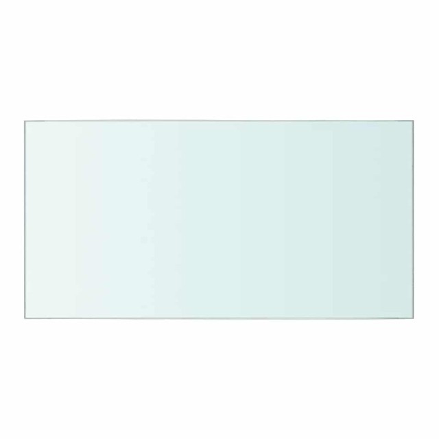 Panneaux d'étagère 2 pcs Verre Transparent 40 x 20 cm