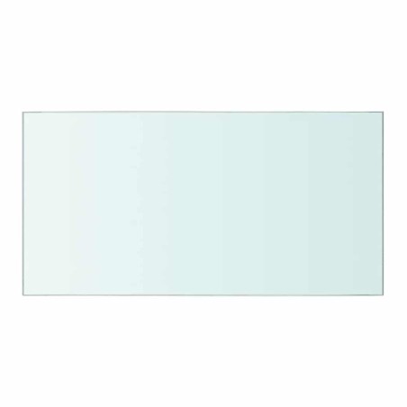 Panneaux d'étagère 2 pcs Verre Transparent 40 x 20 cm