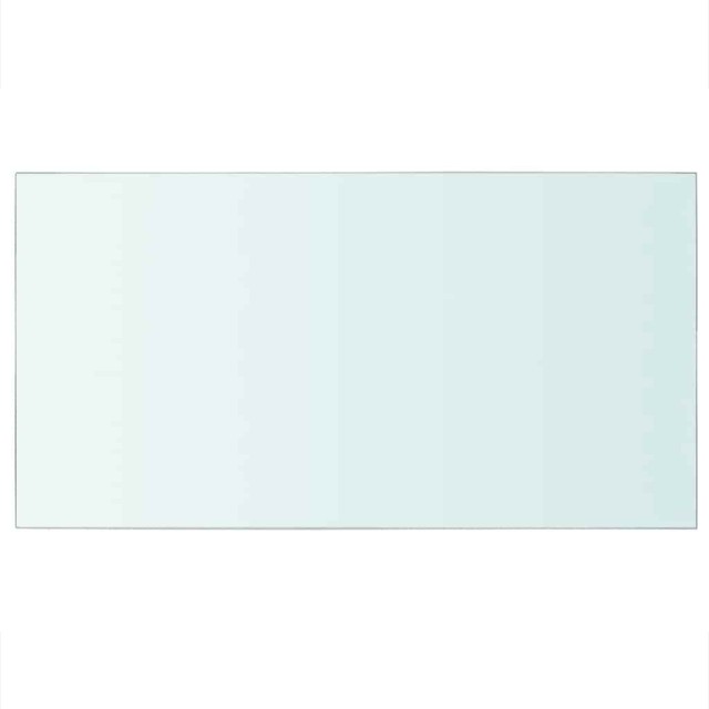 Panneaux d'étagère 2 pcs Verre Transparent 40 x 25 cm