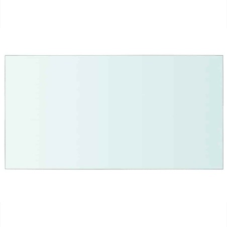 Panneaux d'étagère 2 pcs Verre Transparent 40 x 25 cm