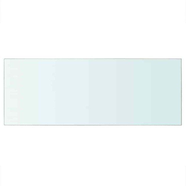 Panneaux d'étagère 2 pcs Verre Transparent 60x25 cm