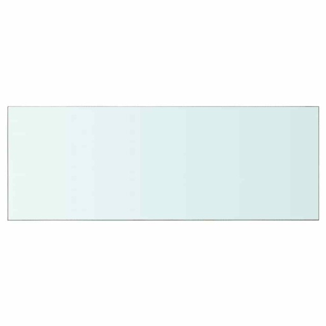 Panneaux d'étagère 2 pcs Verre Transparent 80 x 30 cm