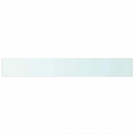 Panneaux d'étagère 2 pcs Verre Transparent 90 x 12 cm