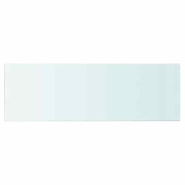 Panneaux d'étagère 2 pcs Verre Transparent 90 x 30 cm