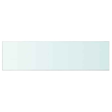 Panneaux d'étagère 2 pcs Verre Transparent 110 x 30 cm