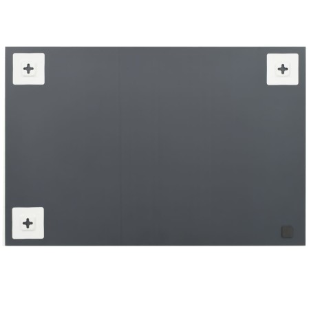 Miroirs muraux 2 pcs 60x40 cm Rectangulaire Verre