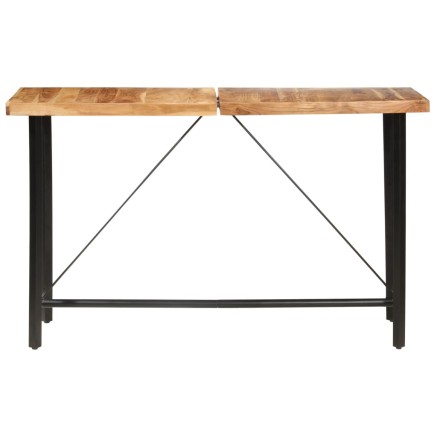 Ensemble de bar 9 pcs Bois d'acacia et de récupération massif 2