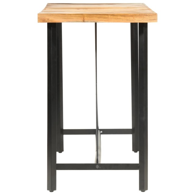 Ensemble de bar 9 pcs Bois d'acacia et de récupération massif