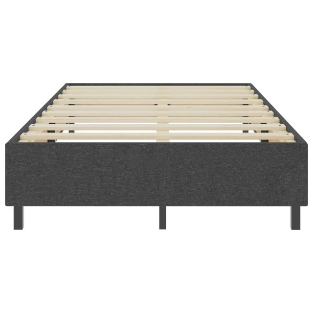 Sommier à lattes de lit Gris foncé Tissu 120x200 cm