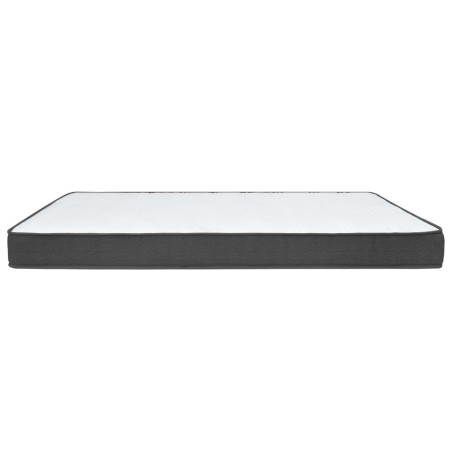 Sommier à lattes de lit Gris foncé Tissu 120x200 cm