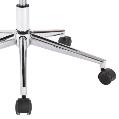 Chaise pivotante de bureau Blanc Similicuir