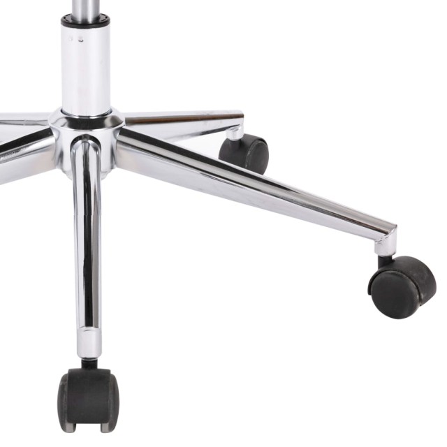 Chaise pivotante de bureau Gris Tissu