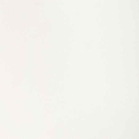 Chaise pivotante de bureau Blanc Bois courbé et similicuir