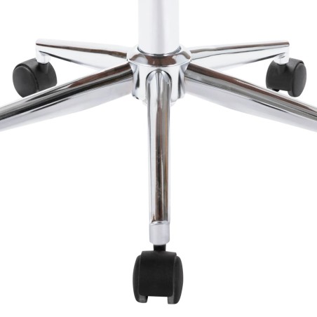 Chaise pivotante de bureau Gris Bois courbé et tissu