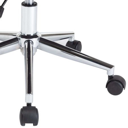 Chaise pivotante de bureau Taupe Bois courbé et tissu