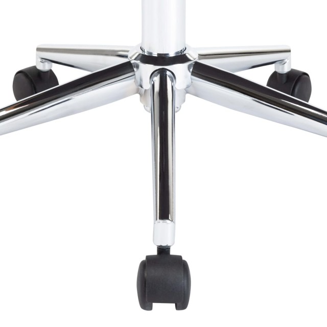 Chaises pivotantes à manger lot de 4 crème similicuir