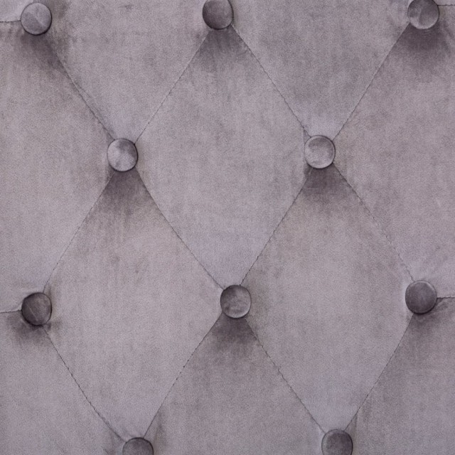 Chaises à manger lot de 2 gris velours