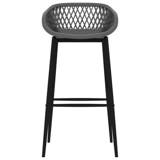 Ensemble de bar 5 pcs Noir et gris