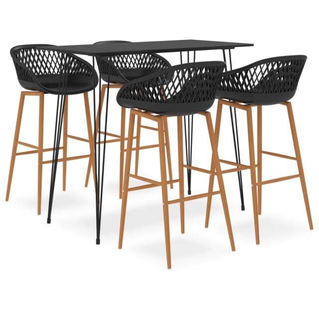 Ensemble de bar 5 pcs Noir