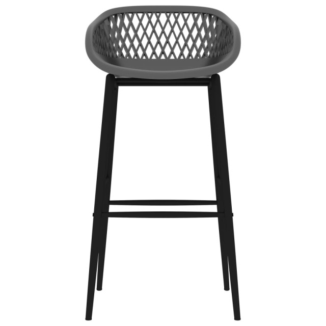 Ensemble de bar 5 pcs Blanc et gris