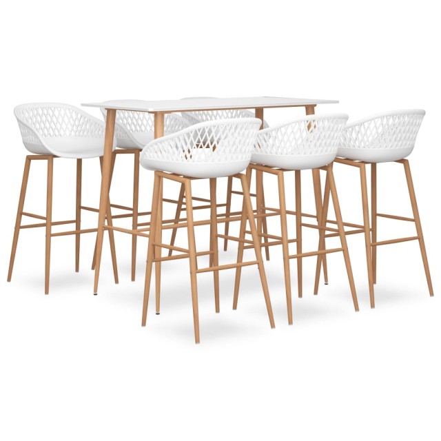 Ensemble de bar 7 pcs Blanc