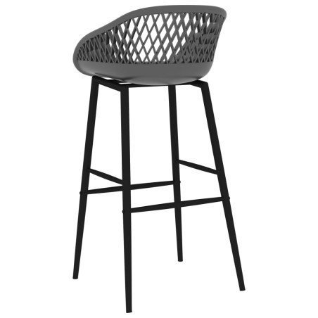 Ensemble de bar 5 pcs Noir et gris