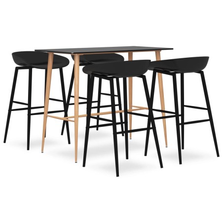 Ensemble de bar 5 pcs Noir