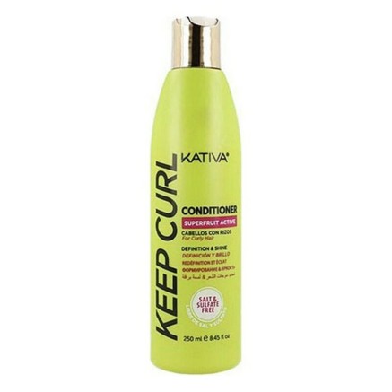 Après-shampooing pour boucles bien définies Kativa Keep Curl (250 ml