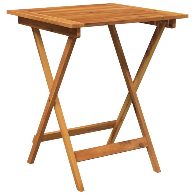 Ensemble à manger de jardin pliable 3 pcs Bois d'acacia solide