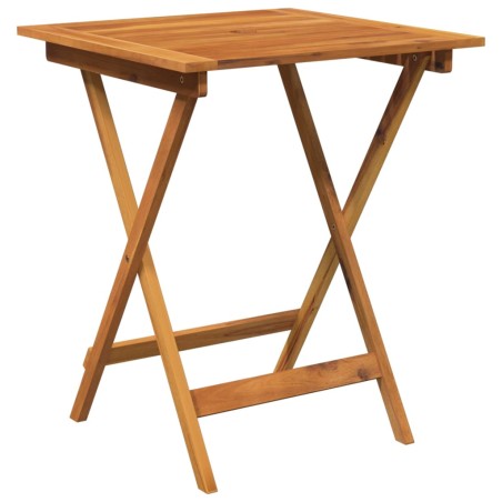 Ensemble à manger de jardin pliable 3 pcs Bois d'acacia solide
